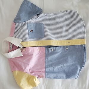 Toddler polo button down